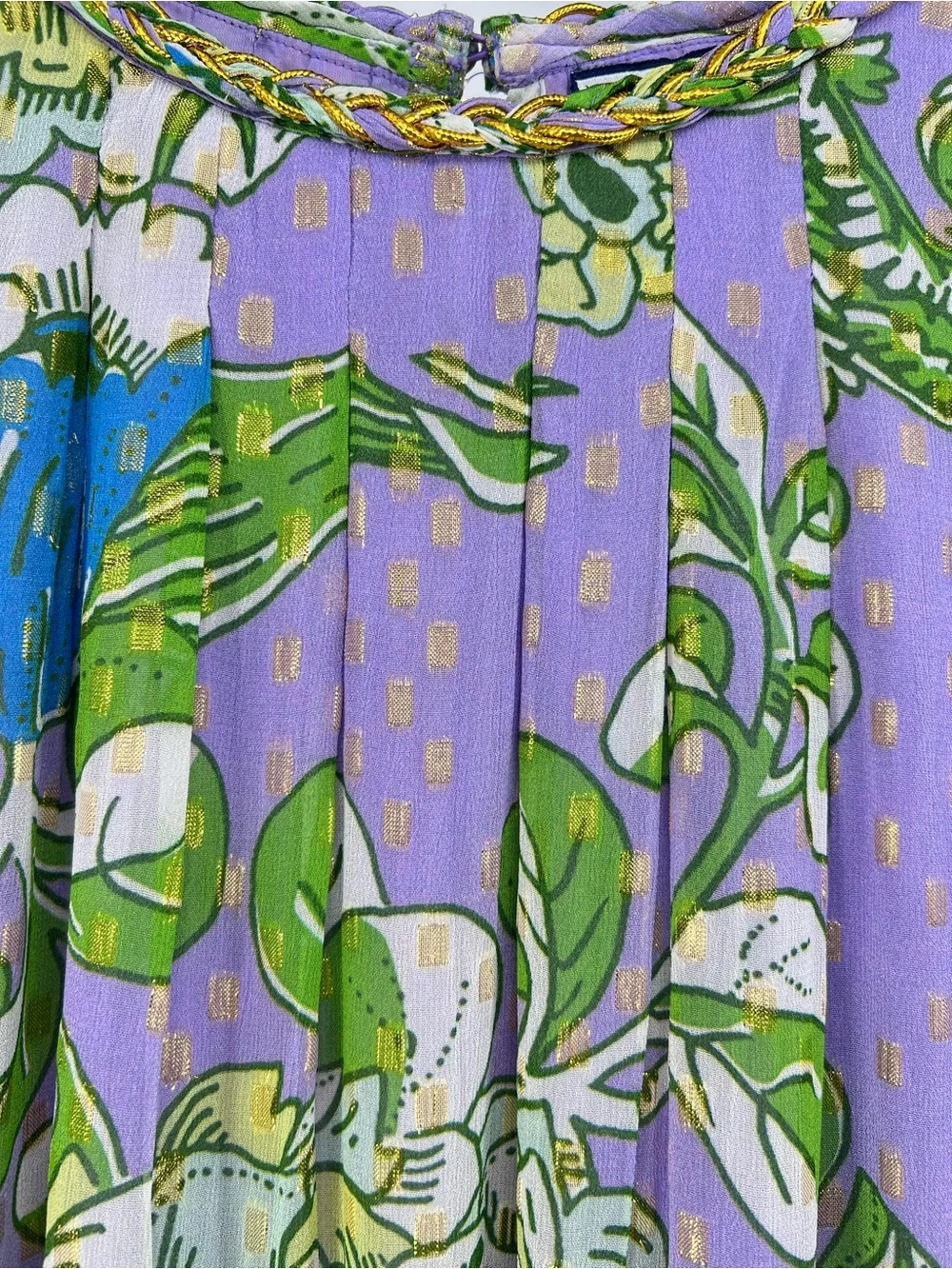 CK Bradley GRACE MAXI CORDELIA PURPLE Sz M Floral Resortwear Palm Beach Maximal